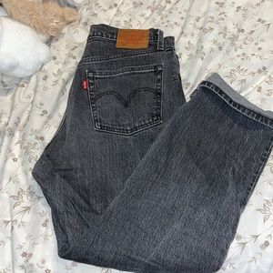 Levi’s 501 Grey/Black jeans.